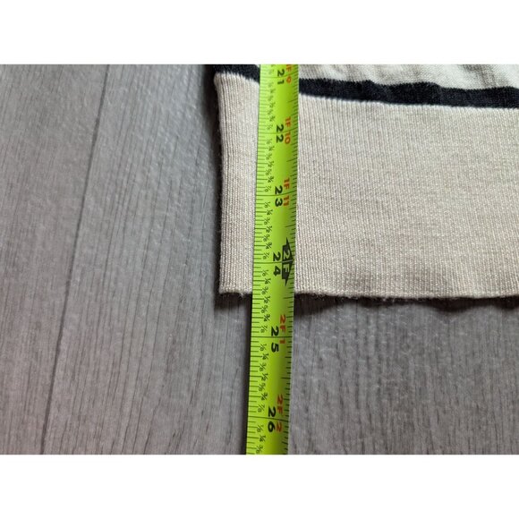 Ann Taylor Loft Womens Striped Lace Detail Sweater Top Size S - Picture 9 of 9